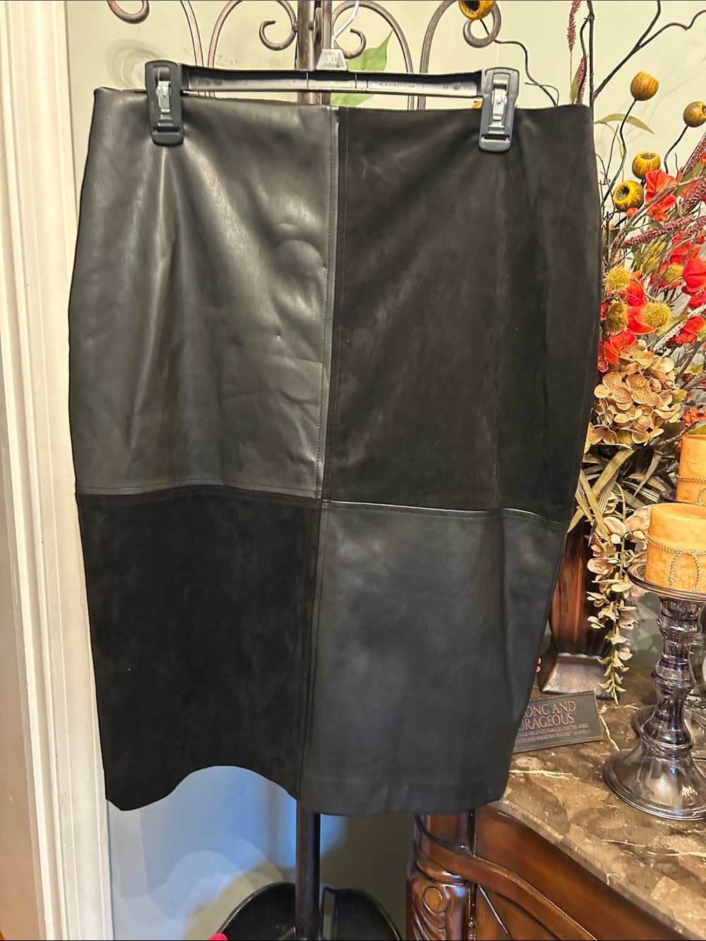 Ivanka Trump suede skirt